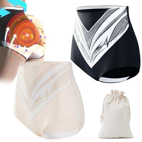 Medical Grade Titanium Fiber Self-Heating Tourmaline Shaping Shorts,2025 New Tummy Control Briefs,Fast & Effectively Shaping