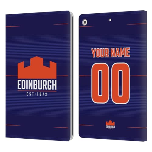 Housse iPad 10.2 Edinburgh Rugby Édition Cuir Personnalisée 23/24