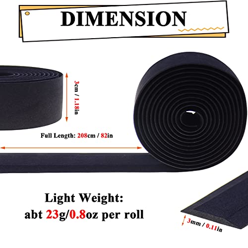 Kingou Black Eva Road Bicycle Handlebar Tape Bike Bar Wraps - 2Pcs Per Set #TOP1