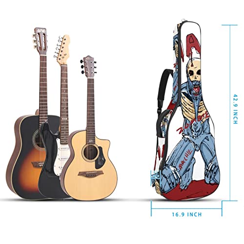 Housse pour guitare acoustique – Motif squelette – 1 cm d’épaisseur – Rembourrage étanche – 101,6 cm – 106,1 cm – 106,7… - Les Beatles, Paul McCartney, John Lennon, RIngo Starr, George Harrison Housse pour guitare acoustique - Motif squelette - 1 cm d'épaisseur - Rembourrage étanche - 101,6 cm - 106,1 cm - 106,7… – Image 6
