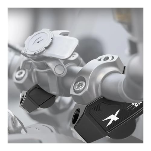 Élévateurs de guidon moto avec décalage en finition robuste