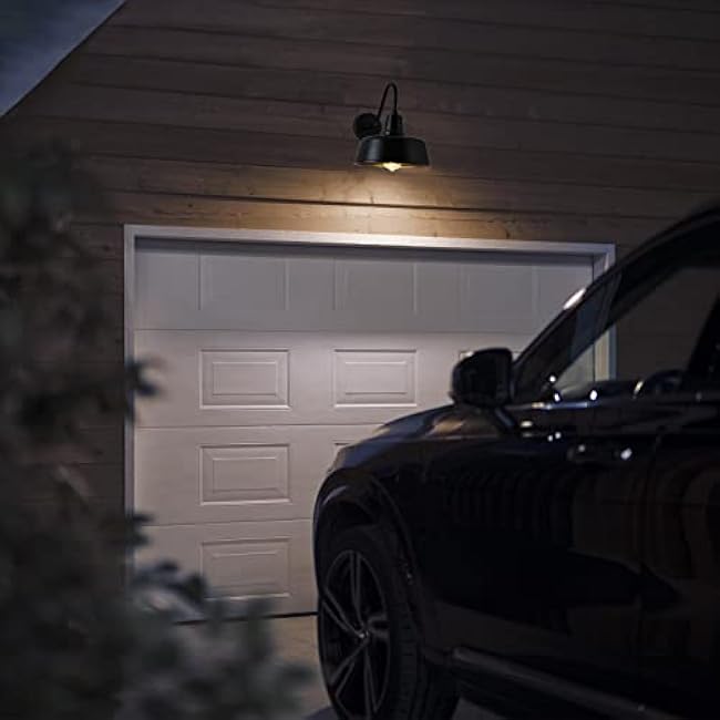 Gooseneck Barn-Lights Outdoor Fixture 11 inch Farm Style Black Sconce Wall Light