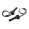 Motorcycle Switches Control w/Wiring Harness and Custom Hand Grips Compatible with 1996-2012 Harley 1 Handlebar