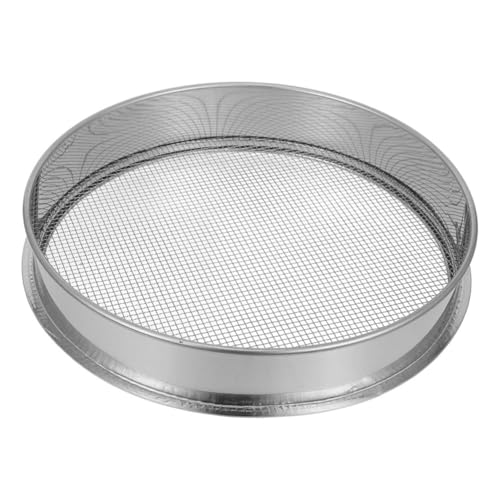 BESPORTBLE Setaccio Per Inossidabile Sieve Per Compost e Sementi Strumento Per Rimuovere Pietre e Detriti Giardinaggio