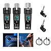 XLR Transmitter And Receiver Microphone System, UHF Wireless Microphone System, 510-590MHz, For Live, Audio Mixer, PA System(One to one) #1