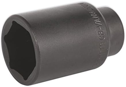 Sealey Sx005 Impact Socket 35Mm Deep 1/2Sq Drive, Black