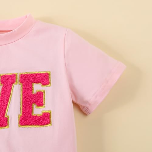 Toddler Kids Baby Girls Birthday Outfit Two/Three/Four/Five/Six T-shirt Rainbow Mesh Tulle Tutu Skirts2