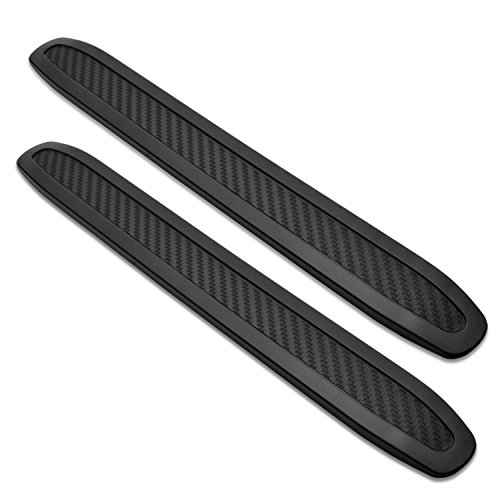 runmade Black Anti-Collision Patch Bumper Guard Strip Anti-Scratch Bumper Protector Trim Universal