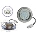 LIDESENMO 2-Pack 1.5W LED Cooker Range Hood Bulb Light 12V DC 2.50in/60mm of Hole Closet Undercabinet Recessed Downlight Clear Glass 20W Halogen Equivalent (Warm White 3000K)