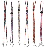 Ouligay 6 cadenas para servilletas con clip, clips ajustables para servilletas,...