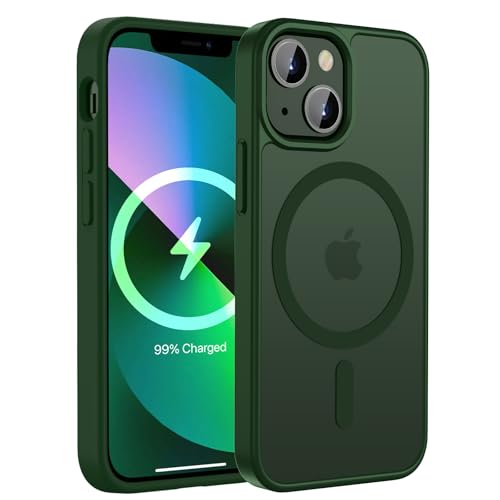 KPPIT für iPhone 12 Mini Hülle,iPhone 13 Mini Hülle [Kompatibel mit MagSafe] Magnetisch Handyhülle für iPhone 12 Mini/iP...