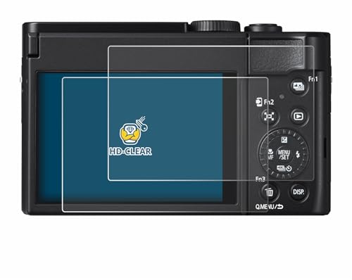BROTECT 2 Stück Schutzfolie für Panasonic Lumix DC-TZ99 Bildschirmschutz Folie Made in Germany, Ultra-Klar