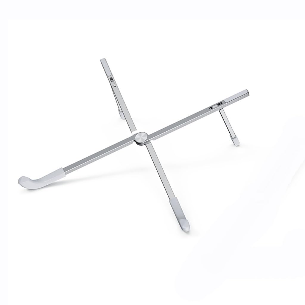 Portable Laptop Stand Aluminum Alloy Foldable Travel Computer Desktop Stand Gray OneColor 295mm
