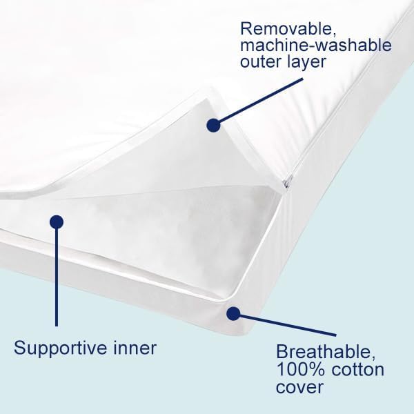 Image of ACCURATEX King Pillow 1-Pack, Adjustable Shredded Memory Foam Pillow | Hybrid memory foam & down alternative pillow for neck pain relief. Adjustable loft for side, back & stomach sleepers