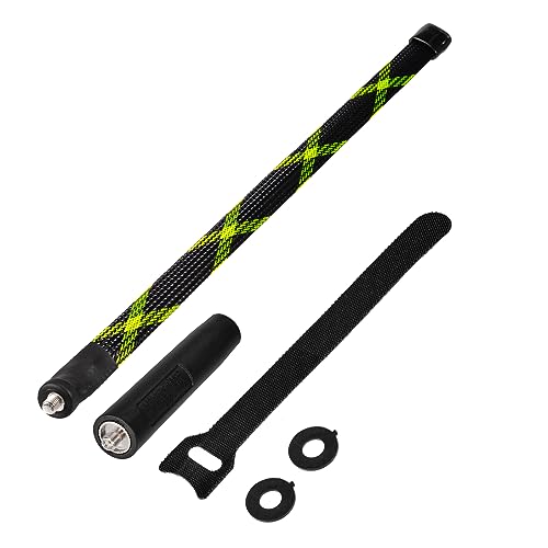 Bingfu Dual Band VHF UHF 136-460MHz 47.5cm Foldable Camouflage CS Tactical SMA Female Amateur Ham Radio Antenna for Baofeng UV-5R UV-82 BF-F8HP Wouxun HYT Handheld Two Way Radio Walkie Talkies - Image 3