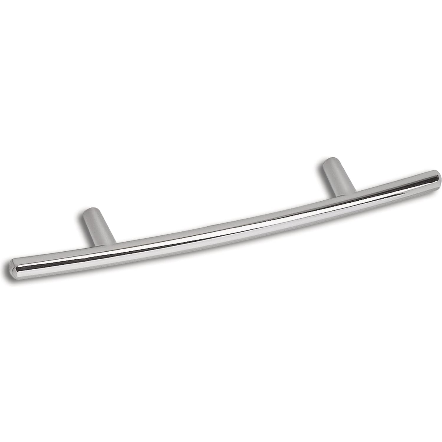 OBF 72 3871 29 Grimme Basic Drawer Handle Menorca Handle (Curved) Diameter 8 mm Width 172 mm ZN Chrome-Plated Silver Hole Spacing 96 mm