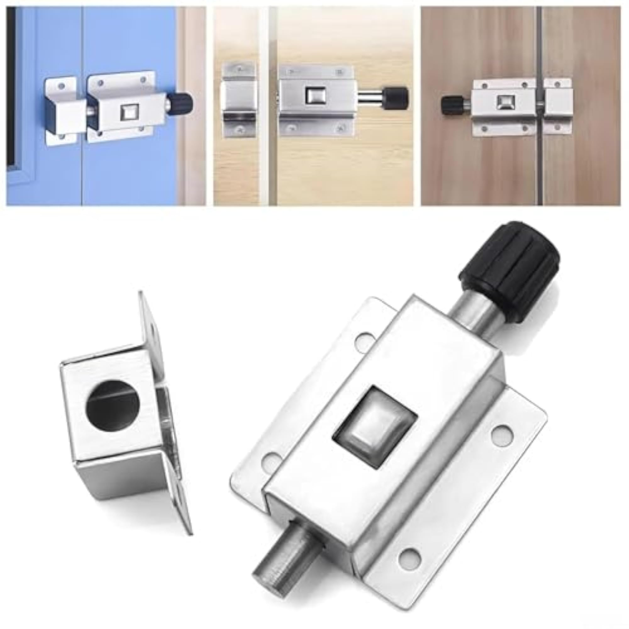 Automatic Spring Loaded Door Latch Lock