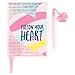 Make It Real 3C4G: Follow Your Heart Journal & Pen Set - Matching Heart Charm Pen, Simple for Kids to Have Inspiration On Hand, 192 Pages, Three Cheers for Girls, Diary for Tween & Girls, Ages 8+