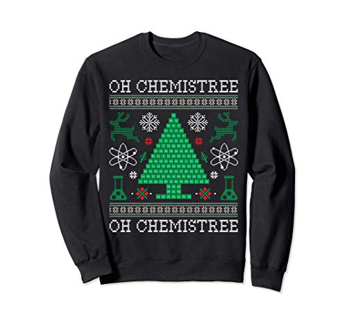 Oh Chemistree. Regalo di scienza. Tavola periodica albero Felpa