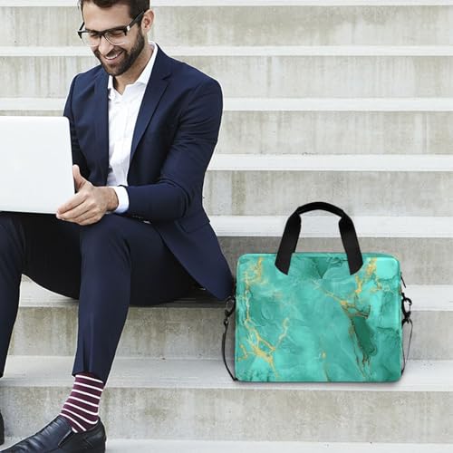 Bolso para Laptop de 15.6 pulgadas Color Verde Claro Dorado miniatura 3