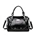 Tasche Einfache Retro Umhängetasche Messenger Bag Mobile Handtasche Tote Handtaschen (Farbe : Schwarz)