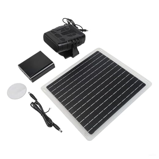 Awroutdoor Heizmatte Zimmergewächshaus 21W Wasserdicht Wärmematte Reptil Dragon Temperatur Heizkissen Amphibien Pet Mat Wärmer Hydrokultur Heizung Pad, 20,75"x10" Zoll 10 10 W Solarheizung für Gewächshaus, 12 V tragbarer solarbetriebener Auto-Heizlüfter mit Batteriekasten, passend für Haustierhaus, Trocknung im Freien