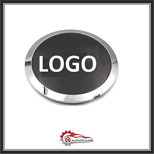 Hubcap with Crest Logo For Alloy Wheel Rims – Made in Italy
