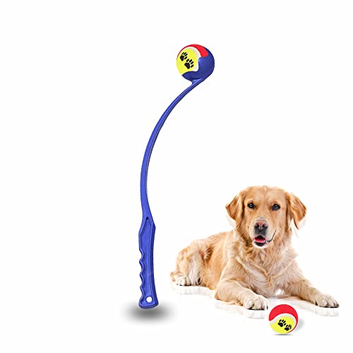 Lanciatore di palline da tennis per cani, per raccogliere e lanciare palline da recupero, giocattoli per lanciare la palla, per esercizi e addestramenti, per cani di taglia grande, media e piccola