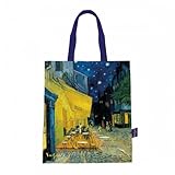 Design artistique emblématique – Inspiré du chef-d'œuvre de Vincent Van Goghla café le soir, ce tote bag apporte une touche de style et d’élégance à vos tenues tout en affirmant votre amour de l’art.