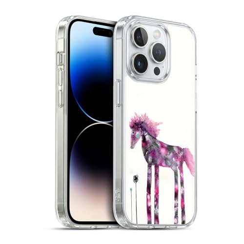 Coque iPhone 13 Pro MagSafe Fine et Antichoc Gel Poney Rose