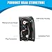 CPW LED Tail Lights Assembly for 2001-2005 Ford Ranger, Functional Rear Brake Lamp Taillights Replacement 1 Pair Left Driver+Right Passenger Side Tail Lights Assemblies Black Housing Smoke Lens