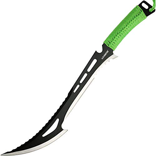 Z Hunter Fantasy Machete, Cord-Wrapped Handle, zombie slayer Tactical Machete