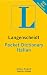 Langenscheidt Pocket Dictionary Italian (Langenscheidt Pocket Dictionaries)