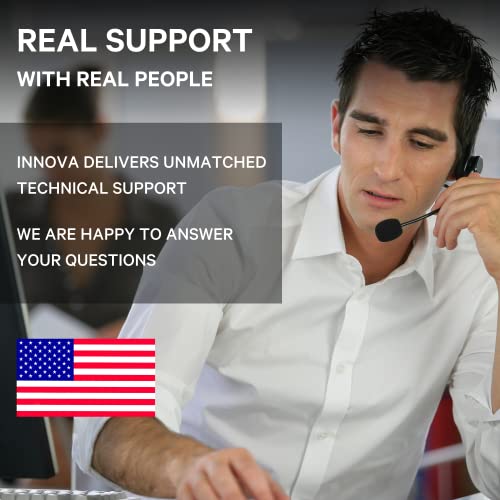 Innova 1000 Obd2 Scanner Bluetooth - Obd2 Scanner Diagnostic Tool For Android & Iphone Car Scanner - App Vehicle Code Readers - Check Engine Code Reader Abs Srs - Wireless Obd2 #TOP5