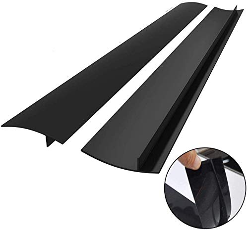 Silicone stove gap cover splash-proof sealing ring is used as a gap filler for cooktops, kitchen stoves, heat-resistant, easy to clean and easy to replace