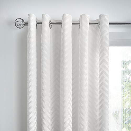 By Caprice Home - Faye - Par de Cortinas con Ojales, 168 x 229 cm, Color Marfil Cover