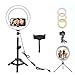 Produktbild HARMON 10"Makeup Selfie Ring Light Mit Telefonhalter Für Live-Streaming Und YouTube-Video, Aufnahme Mit 3 Lichtmodi Und 10 Helligkeitsstufen,0.5M Tripod