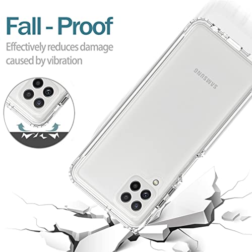 Coque Galaxy A22 4G transparente antichoc avec verre trempé - 7