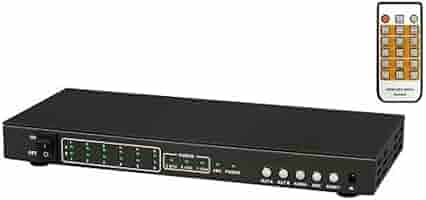 4k60Hz 6in2out HDMI セレクター RS-HDSW62-4K 4K60Hz対応 6入力2出力HDMIマトリックススイッチ RS-HDSW62-4KZ