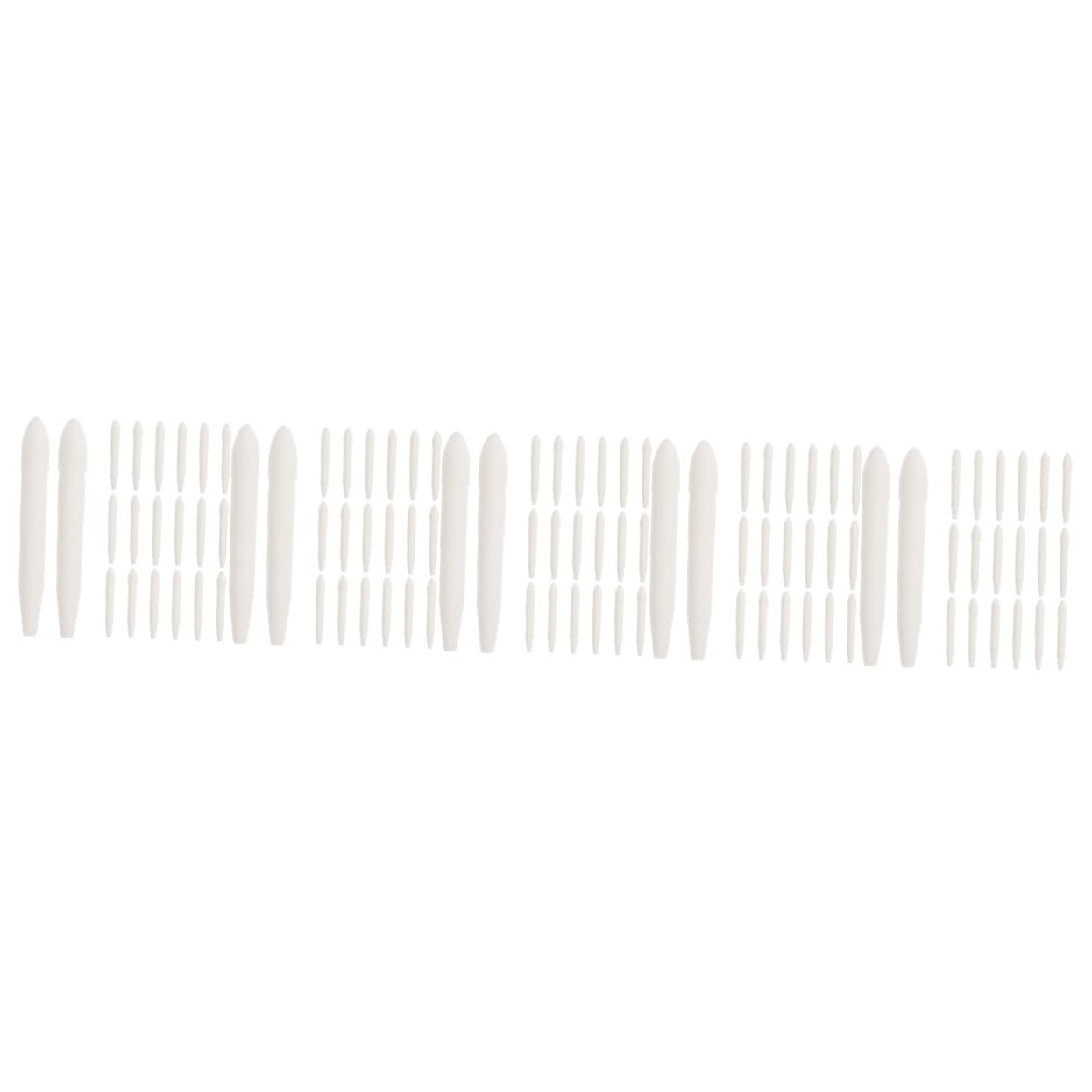 Pointes de remplacement pour feutre de peinture usé : lot de 100 mines blanches universelles