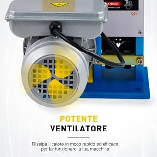 CREWORKS Macchina Spellacavi Elettrico 180W Spelafili Sguainacavi Professionale per il Riciclaggio di Rottami di Rame Φ1.5mm a Φ25mm (180W)