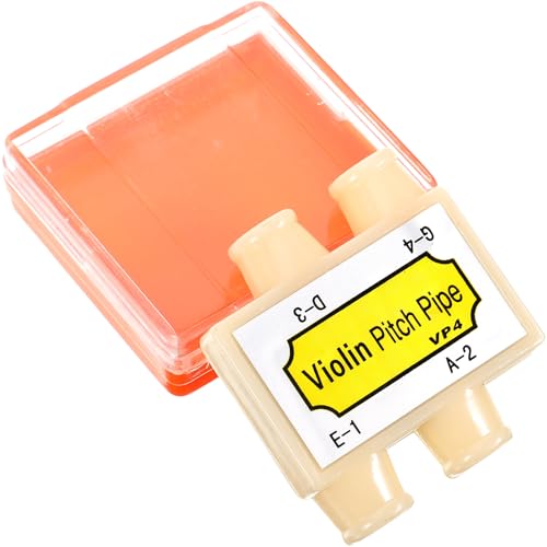 NOLITOY Geigenstimmgerät 4 Loch Präzises Violinstimmgerät aus Kunststoff in Beige