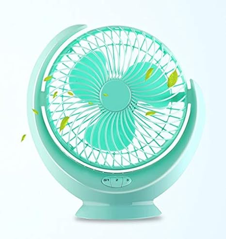 Adjustable Mini Fan Portable Leaf Desktop Quiet Smart Touch Cooler for Home