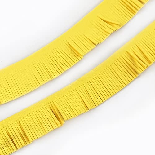 2/5 Meters 3Cm Wide Fringe Trim Leather Suede Tassel Trim Sewing Decorative Trimming Fabric Clothes Bag Key-Chain Jewelry Pendant Accessories #TOP6
