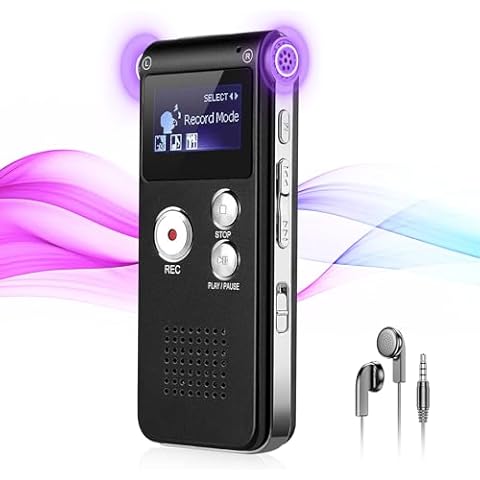 Yegolito 64GB Digital Voice Recorder Cover