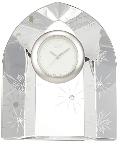 NARUMI(ナルミ) グラスワークス 時計 スノー&スター クロック クリア 8cm GW1000-11067