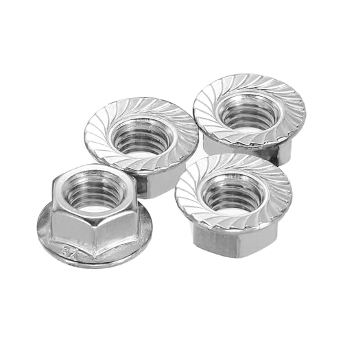 Kozelo 4pcs écrou hexagonal ailettes M12-1.75 304 acier inoxydable
