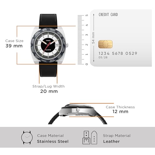 Image of TIMEX Reissue Analog Watch for Men with Tonneau Dial & Water Resistant Man's Wrist Watches