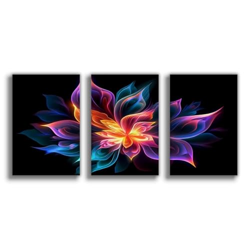 Poster lotus en verre 50x75 cm pour une decoration de chambre apaisante