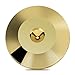 Speaker Feet Spike Pads, 8 Pcs 25 x 4mm Universal Copper Speaker Spikes Pads Speaker Shock Base Pads - Isolation Stand Feet Cone Base Mats(Gold)